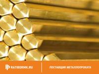 Шестигранник латунный 40 мм Л63 ГОСТ 2060-2006