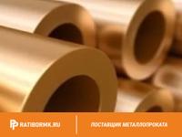 Труба бронзовая 85х7,5 мм БрАЖМц10-3-1.5 ТУ 1846-106-323-2001