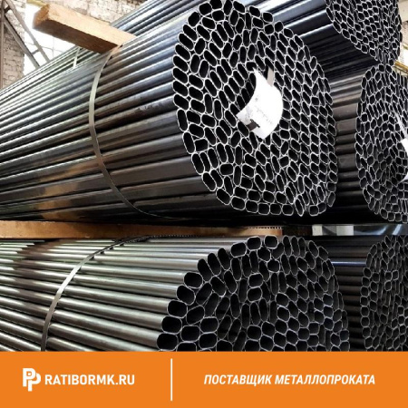 Труба плоскоовальная 40х20х2 А ст20 ГОСТ 8644-68