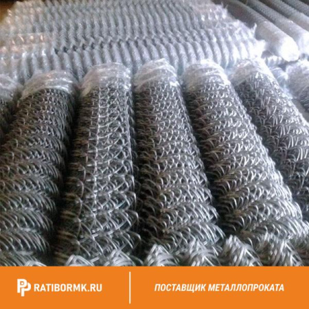 Сетка Рабица 35х35х2 мм в рулоне 1,5х10 м
