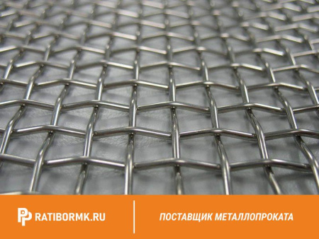 Сетка сложно-рифленая для грохота 30х30х6 мм ГОСТ 3306-88