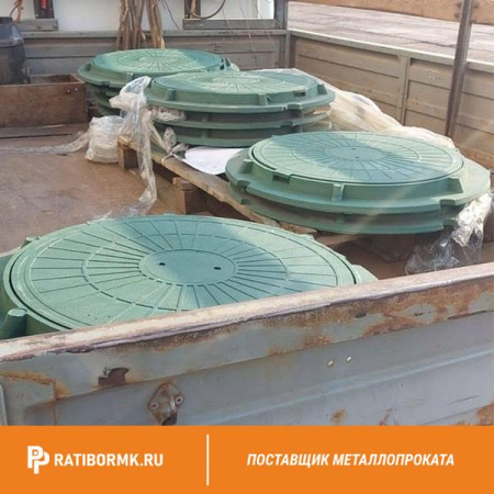 Люк полимерно-песчаный тяжёлый 15 тонн тип "Т