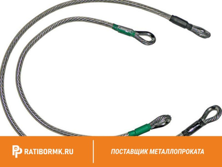 Строп канатный 1СК 6,3т D=27мм L=9м ГОСТ 25573-82