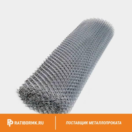 Сетка Рабица нержавеющая 50х50х1,6 мм в рулоне 1,5х10 м AISI 304