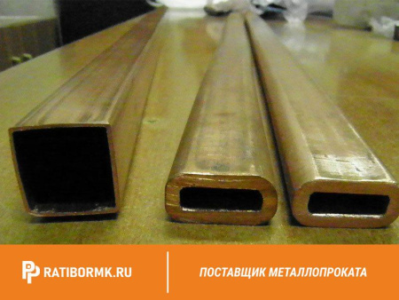 Труба медная профильная 4х8х1 М0б ГОСТ 16774-2015