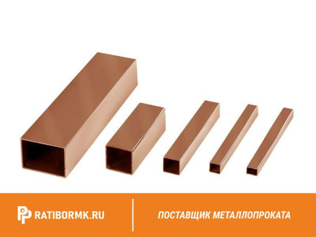 Труба медная профильная 5х9,5х1,5 М0б ГОСТ 16774-2015