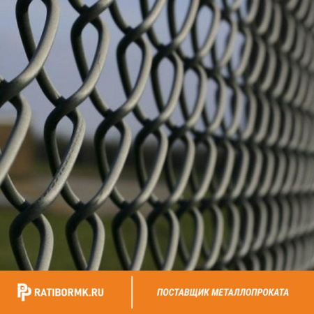 Сетка Рабица оцинкованная 60х60х1,8 мм в рулоне 1,5х10 м