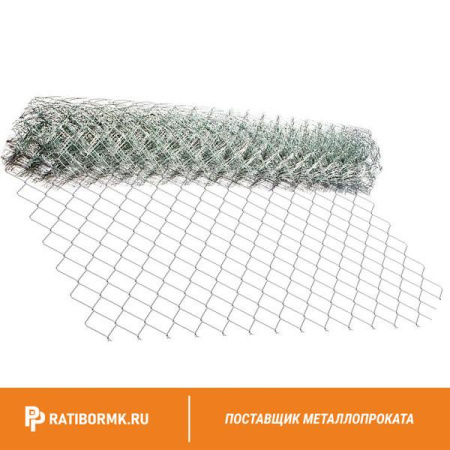 Сетка Рабица 60х60х4 мм в рулоне 1,5х10 м