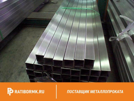 Труба нержавеющая профильная 60х30х2,0 мм зеркальная | шлифованная AISI 304 (08Х18Н10) | AISI 201 (12Х15Г9НД)