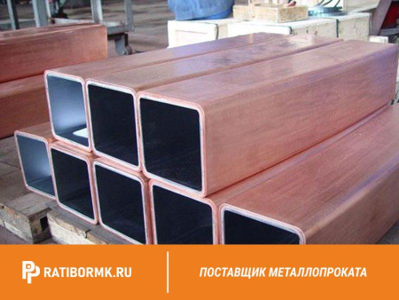 Труба медная профильная 5х8х1,5 М2р ГОСТ 16774-2015